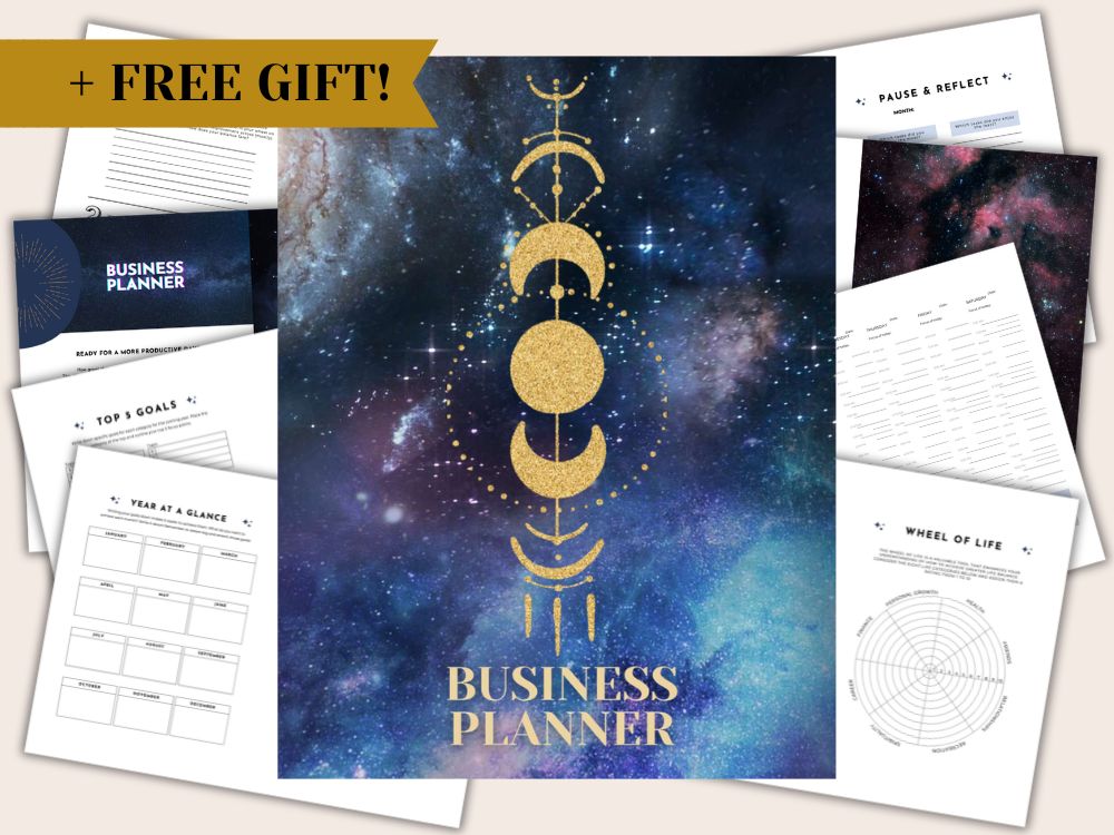 Business Printable Cosmic Blu