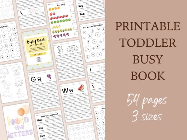 Toddler Busy Book