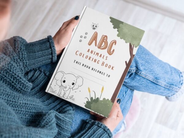ABC Animals Coloring Book