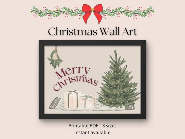 Christmas Tree Poster Wall Art