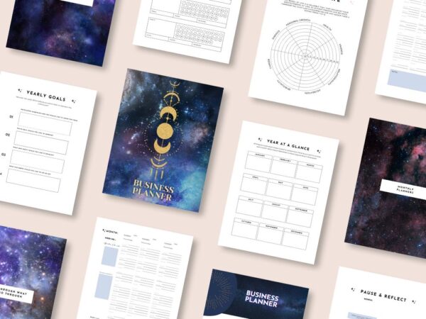 Business Printable Cosmic Blu
