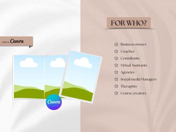 ebook mockup templates for Canva