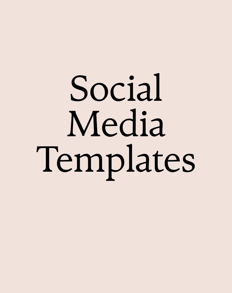 Social Media Templates